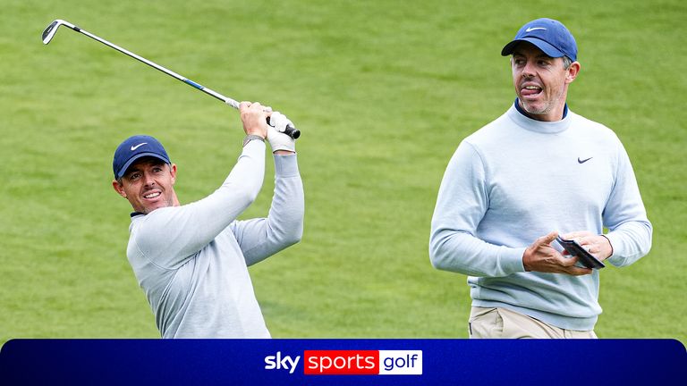 Rory McIlroy lors du deuxième tour du BMW PGA Championship à Wentworth